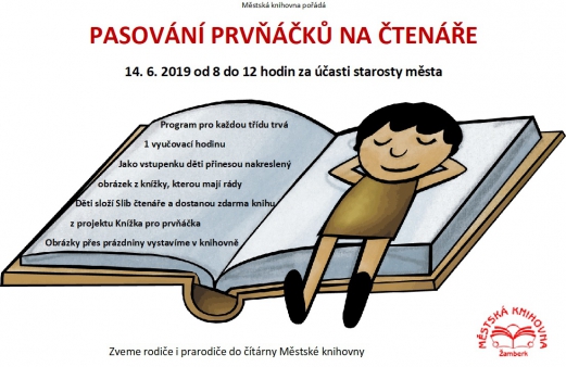 PASOVÁNÍ PRVŇÁČKŮ NA ČTENÁŘE